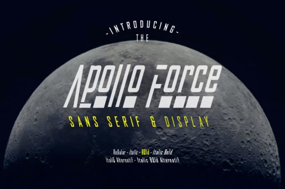 Apollo Force Font: Bold Display Typeface for Digital Branding