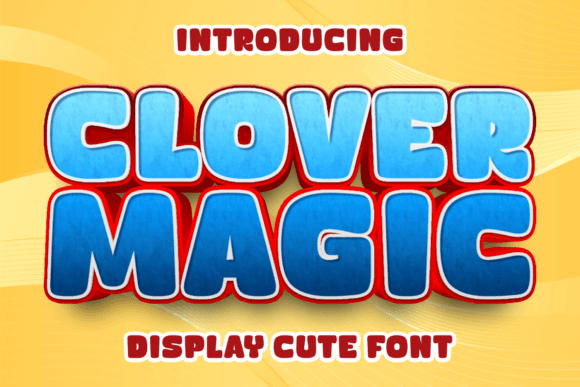 Clover Magic Font Review: A Playful Display Typeface for Whimsical Designs