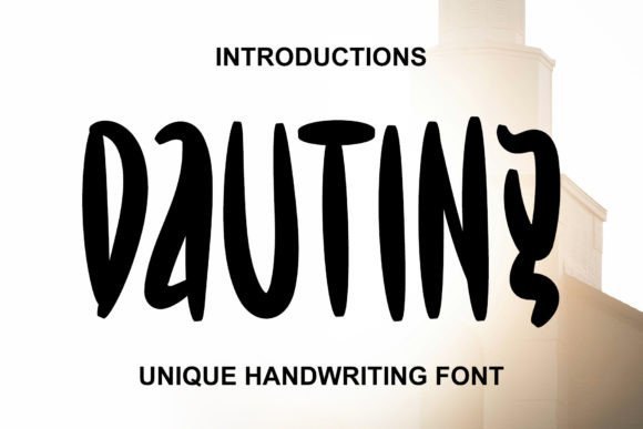 Dauting Display Font for Scroll-Stopping Marketing Visuals