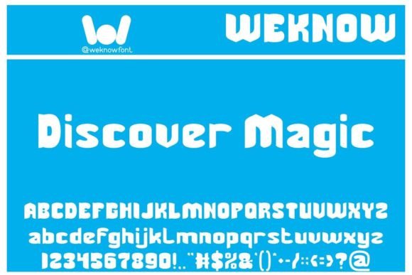 Discover Magic: A Whimsical Display Font for Editorial Design
