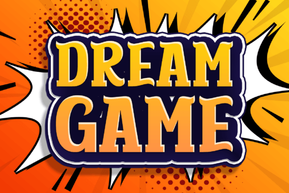 Dream Game: A Bold Display Font for Playful Digital Design