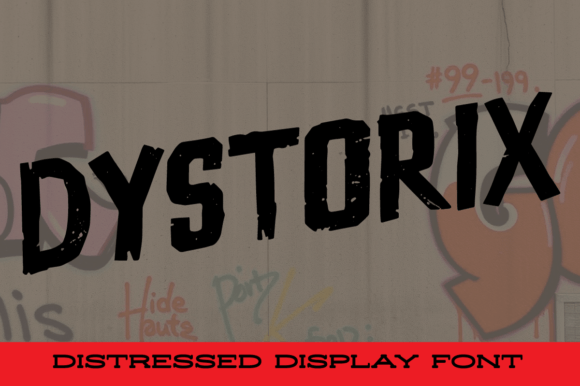 Dystorix Font Review: A Handcrafted Display Typeface for Bold Branding