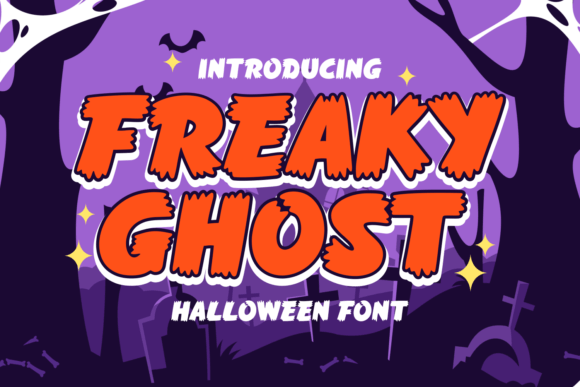 Freaky Ghost: A Bold Retro Display Font for Memorable Branding