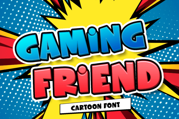 Gaming Friend Font for Editorial Design and Content Branding
