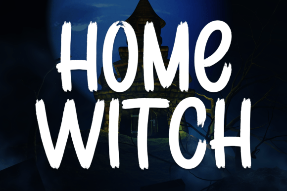 Home Witch Font for Playful Editorial Design