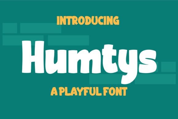 Humtys Font for Playful Website Headers and Digital Branding