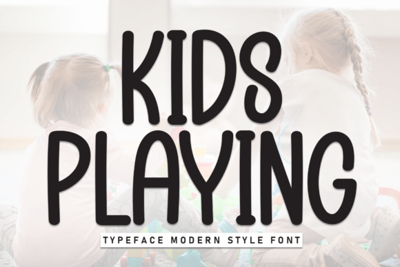 Kids Playing Font Brings Joy to Small Business Branding