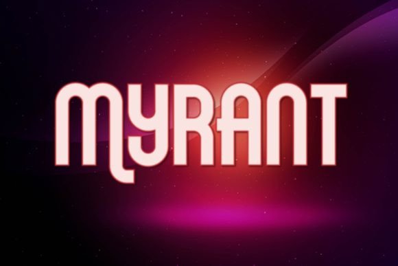 Myrant Font: Gothic Display Typeface for Bold Brands