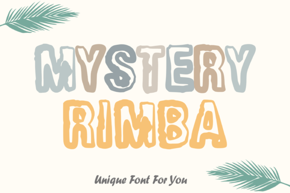 Mystery Rimba Review: A Display Font with Horror Chic Appeal