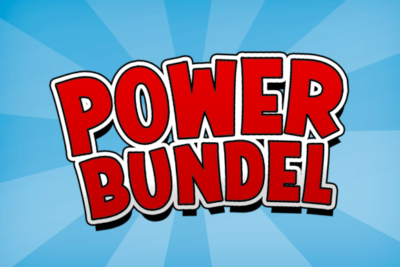 Power Bundel Display Typeface for Energetic Editorial Design