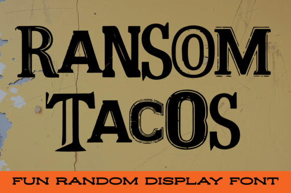 Ransom Tacos Font Review: A Web Designer's Take on This Playful Display Typeface