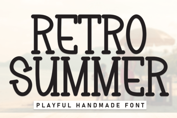 Rerto Summer Handwritten Display Font for Crafters and Makers
