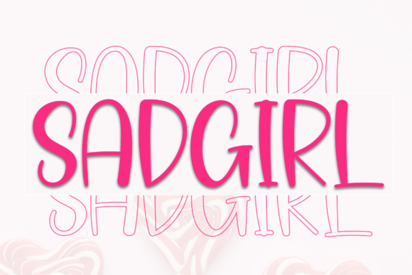 Sadgirl Font Review: A Playful Display Font for Bold Design
