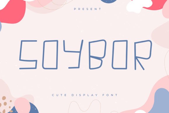 Soybor: A Playful Display Font for Authentic Design