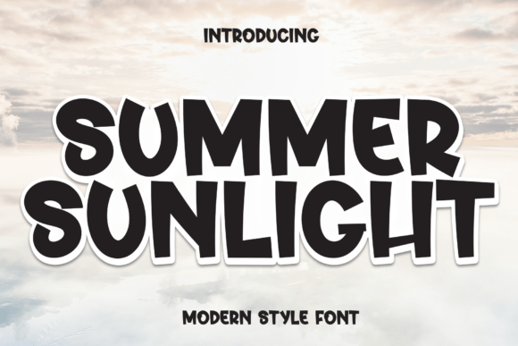 Summer Sunlight: A Handwritten Display Font