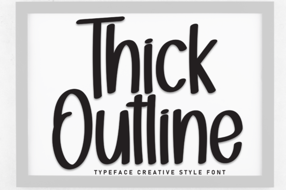 Thick Outline: A Display Font That Brings Bold Personality to Editorial Design