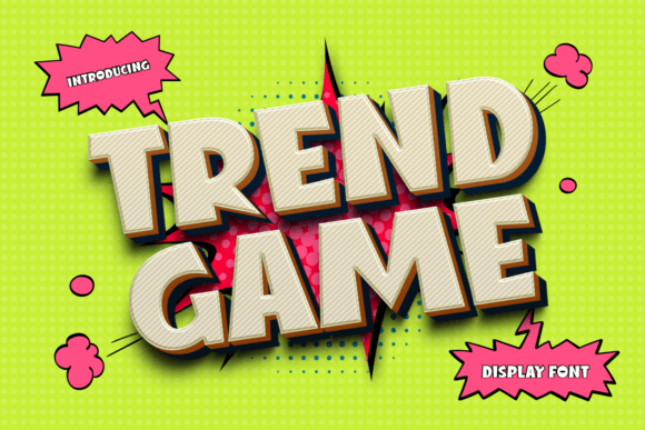 Trend Game Font Brings Playful Personality to Small Business Branding