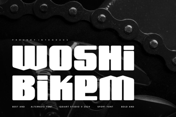 Woshi Bikem Display Font for Powerful Web Design Headlines